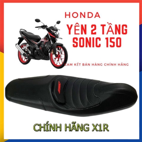 Yên Xe 2 Tầng Cho Sonic 150 Chính Hãng X1R (Full) ( Ảnh Chụp Thật)