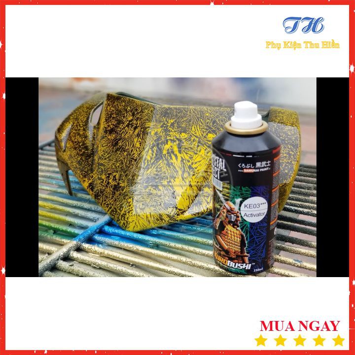 Sơn Xịt Samurai Hiệu Ứng Tinh Thể - Mã KE03