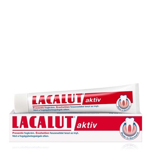 Kem Đánh Răng Lacalut Aktiv 75Ml -Kem đánh răng bảo vệ nướu
