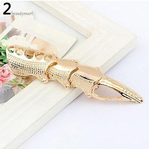 Nhẫn Đeo Tay Kim Loại Hình Móng Vuốt Cá Tính Cho Nam Nữ