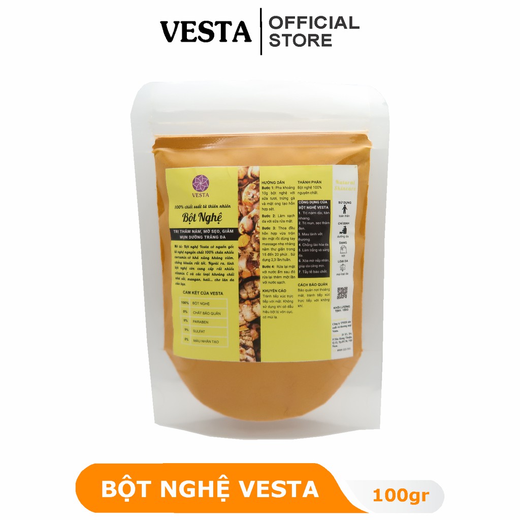 Bột Nghệ Nguyên Chất Vesta 100gr