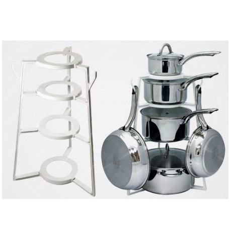 Kệ để nồi và chảo đa năng Tashuan TS3387 - Kệ để nồi xoong chảo tiện lợi - Dụng cụ nhà bếp