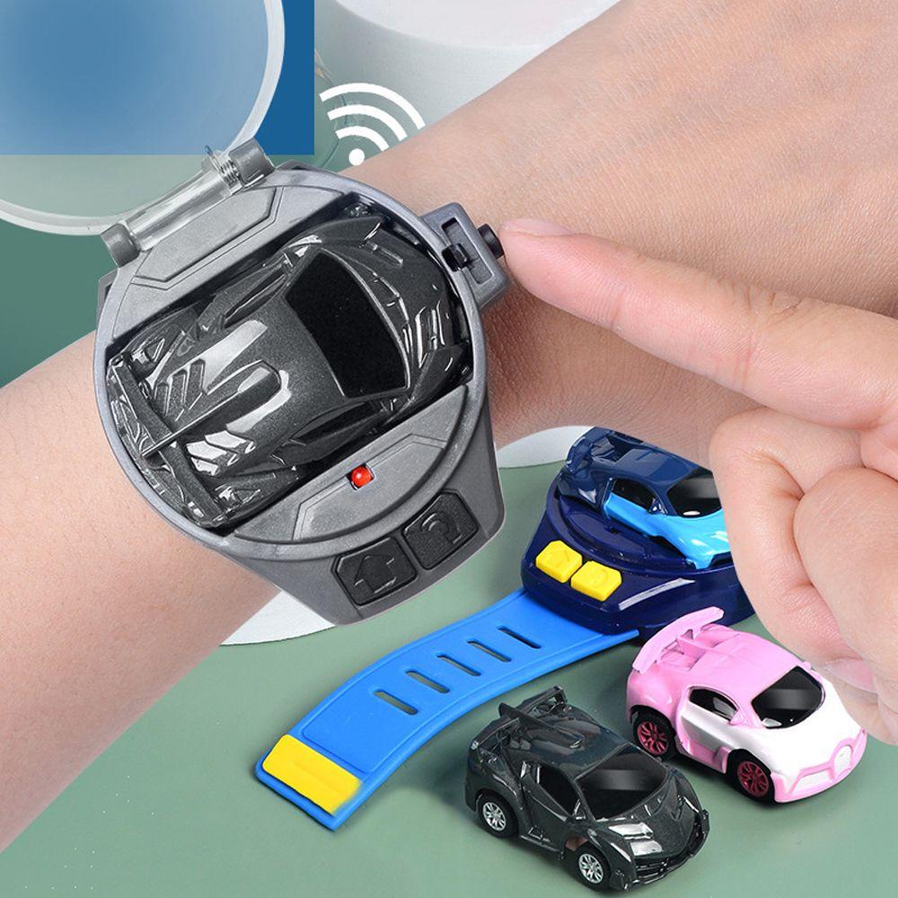 Xe Hơi Đồng Hồ Đồ Chơi Điều Khiển Từ Xa Mini Dễ Thương Có Thể Sạc Lại