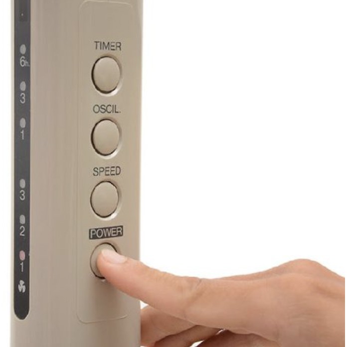 Quạt cây đứng Panasonic F-409KBE màu be ( 220V )