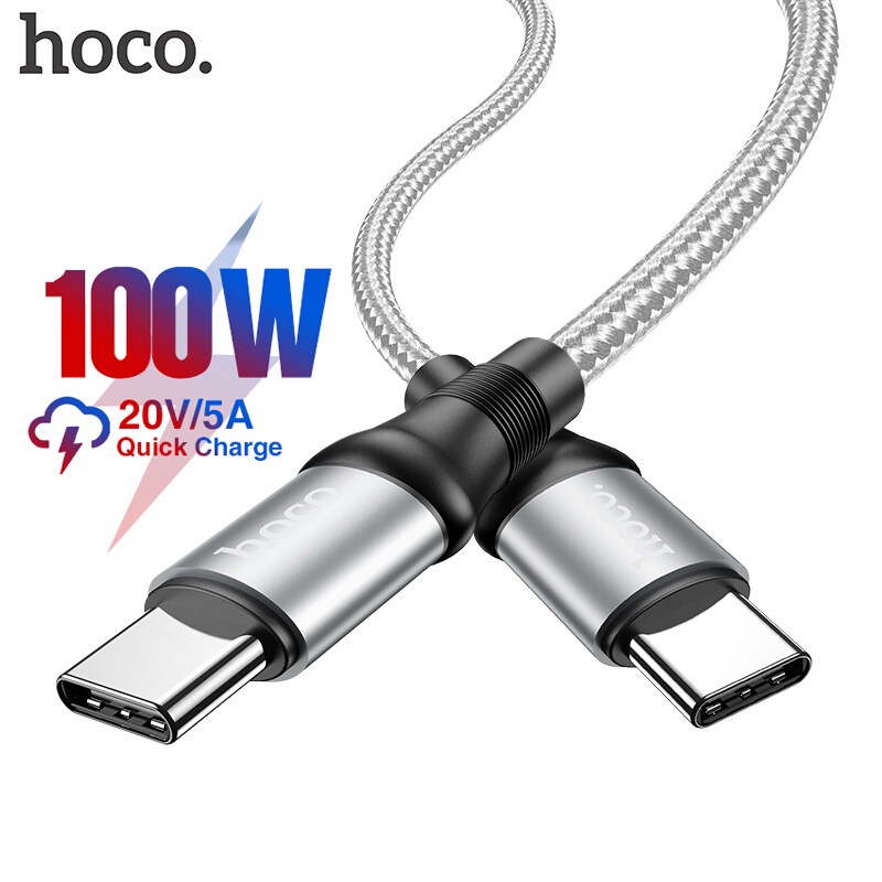 Dây Cáp Sạc Nhanh Hoco X50 1m2m 100W USB Type C Cho ipad Pro Samsung S20 Xiaomi Redmi note 9s