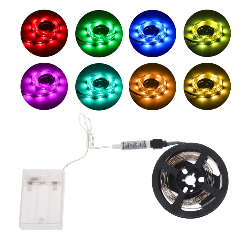 Đèn LED Dây Linh Hoạt 30 Bóng 5050 RGB Chống Nước 4 5V