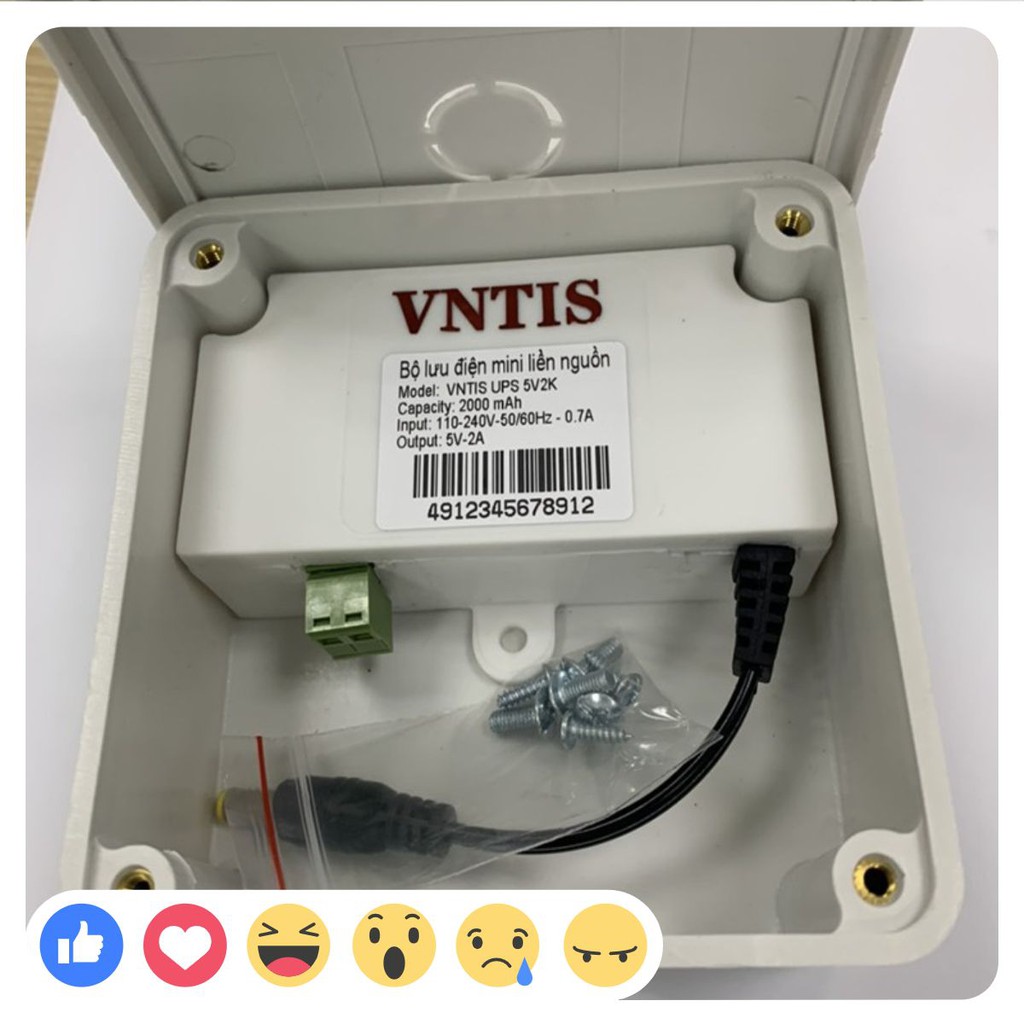 Bộ lưu điện mini liền nguồn VNTIS 5v-2A và 12v-2A|bộ lưu điện|bộ lưu điện camera|bộ lưu điện ups|bo luu dien
