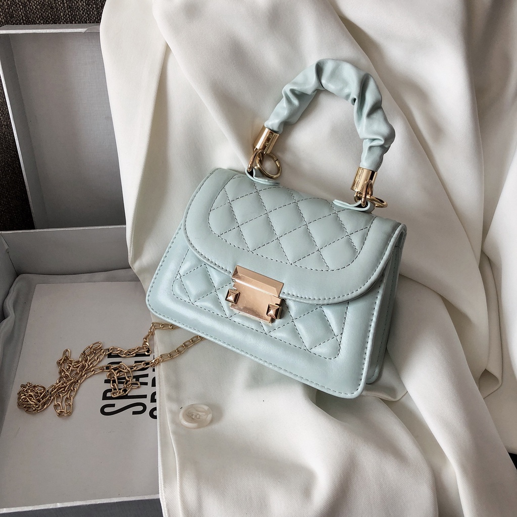 Túi Đeo Chéo Hình Thoi Đơn Giản Phong Cách Hàn Quốc Thời Trang 2022 Dễ Phối Đồ Cho Nữ