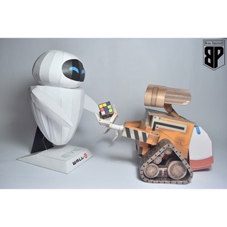 Mô hình giấy 3D  Wall-E và Eve