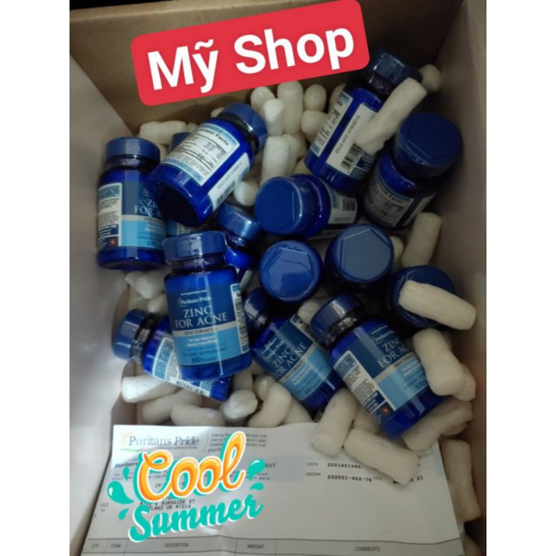 Bill Us - Kẽm giảm mụn Zinc For Acne | Thế Giới Skin Care