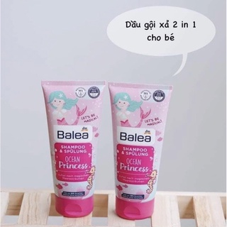 Dầu gội xả balea 2 in 1 little princess đức dành cho bé gái, hộp 200ml