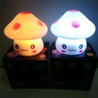 Nấm nhỏ đèn led 7màu