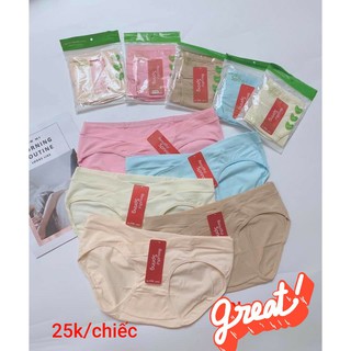 Quần lót bầu cotton spring cạp chéo kháng khuẩn co giãn thấm hút - Quần lót - Quần bầu - Quần lót bầu