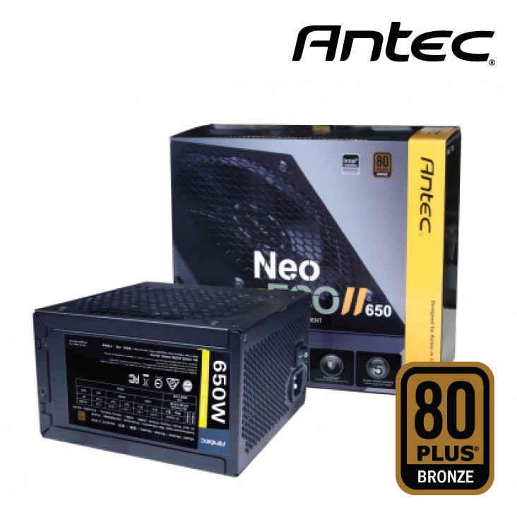 Nguồn máy tính Antec Neo Eco 650C (Công suất thực 650W) - 80 Plus Bronze