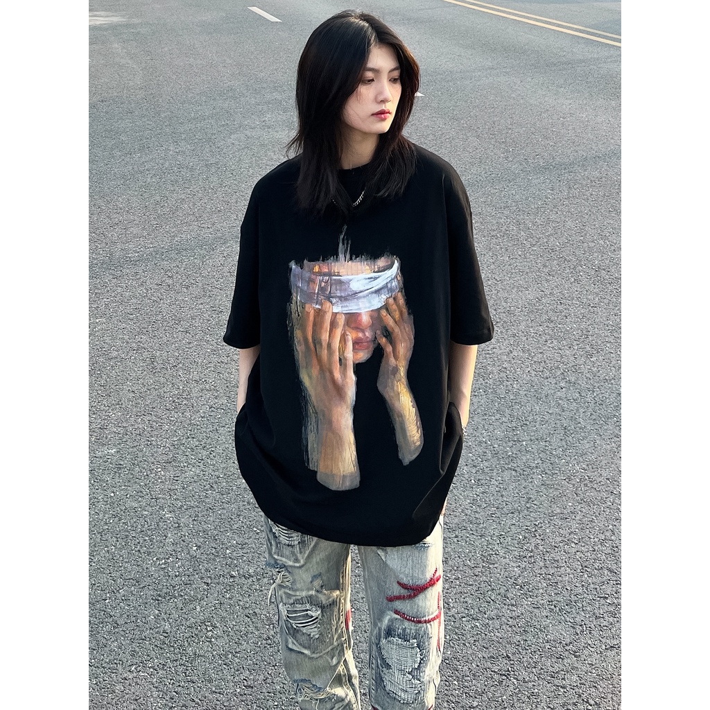 NRVP Áo Thun Tay Ngắn Cổ Tròn Thời Trang Mùa Hè Phong Cách Hàn Quốc Mới