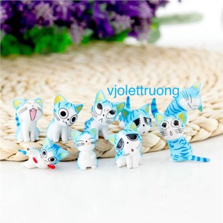 charm mèo nhiều màu