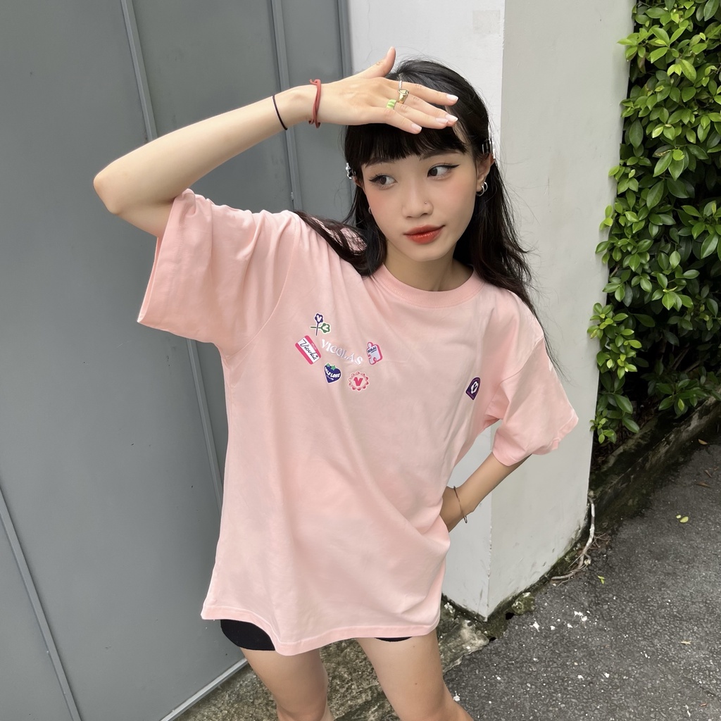 Áo thun unisex cổ tròn Tiny Things Tee vải cotton co giãn 2 chiều thoáng mát - V VICOLAS TINY THINGS TEE