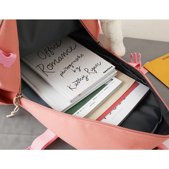 Set 4 Ba Lô Đi Học Dễ Thương Cho Bé Gái Lớp 3-6