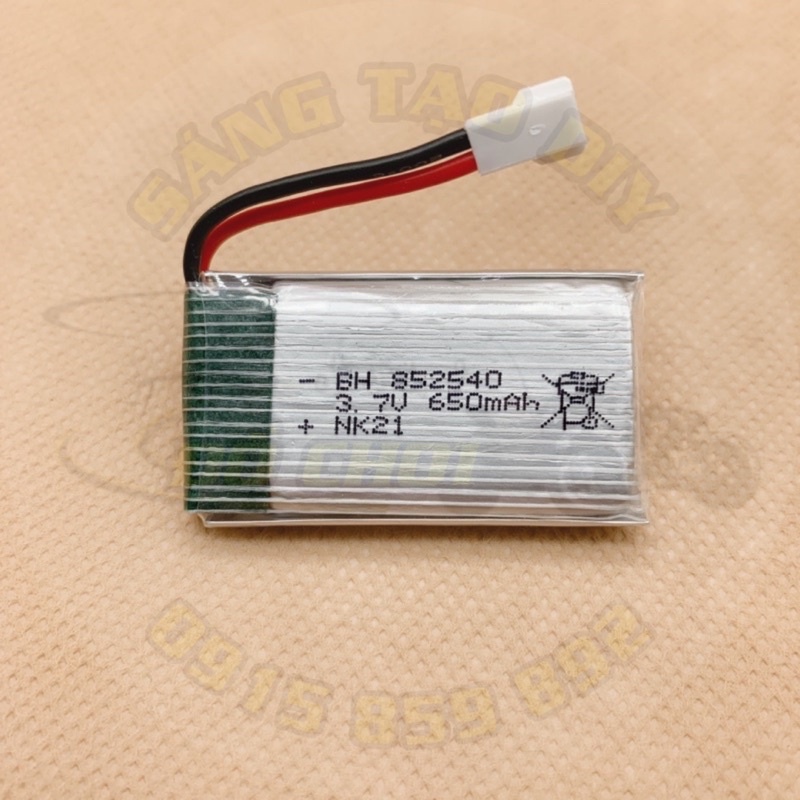 Pin Lipo 3.7V 650mAh 25C dùng chế máy bay, quadcopter