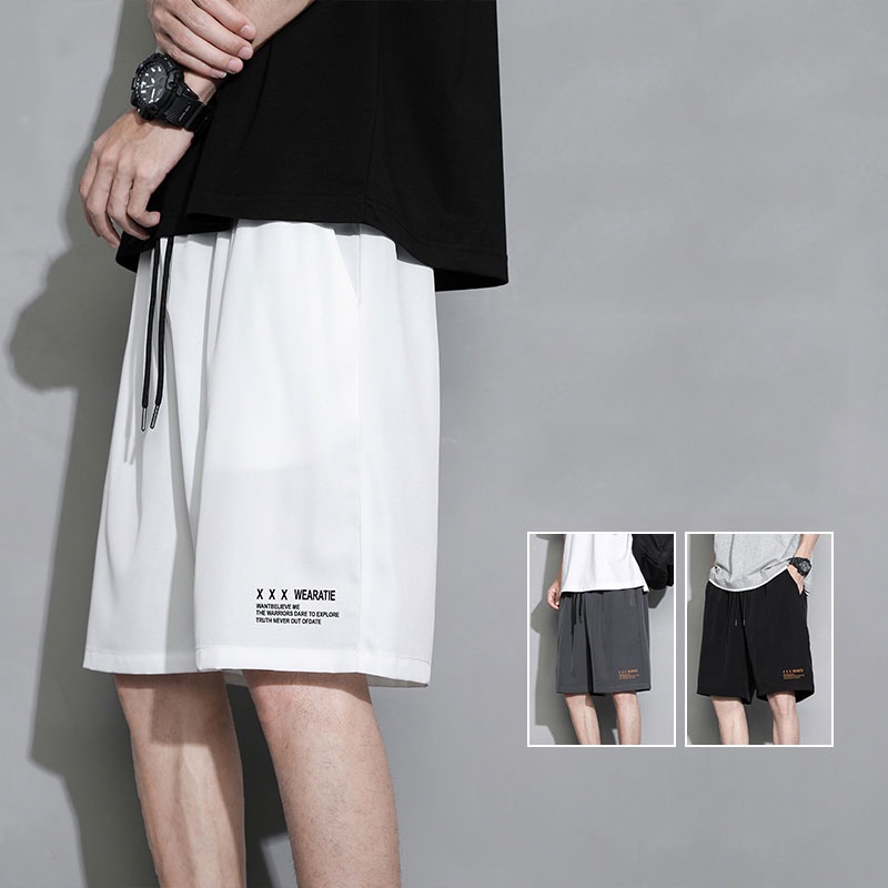 Quần Short Thể Thao Dây Rút Ống Rộng Thời Trang Mùa Hè Dành Cho Nam