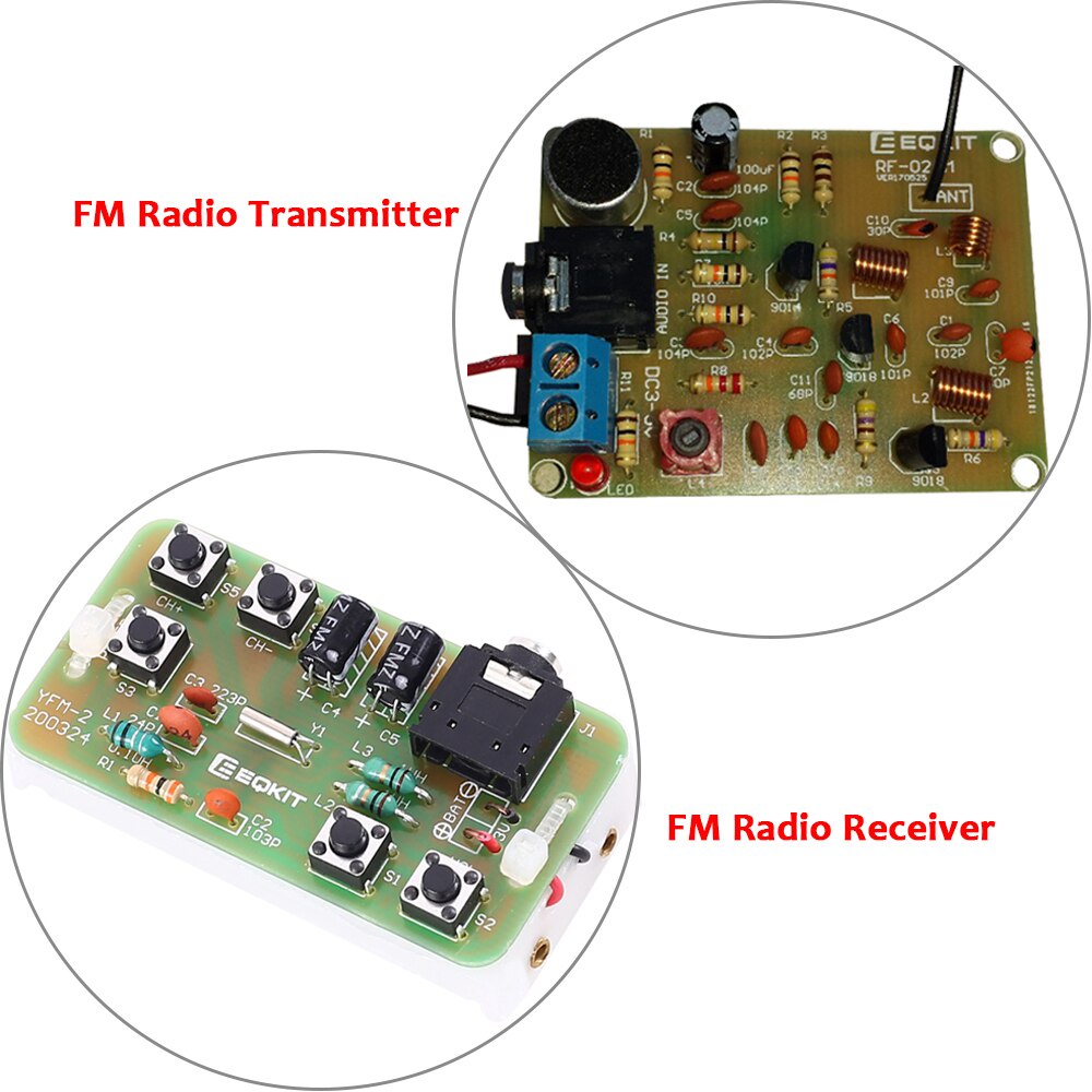 Bộ Mô Đun Thu Phát FM Radio FM 76-108MHz Tự Lắp Ráp Chuyên Dụng