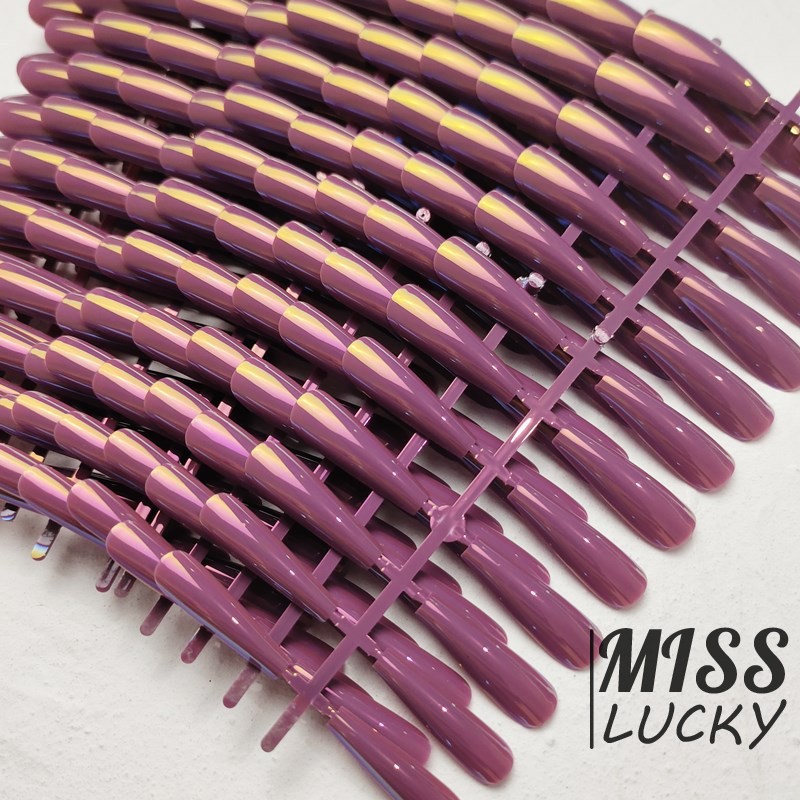 Set 24 Móng Tay Giả Màu Sáng Thời Trang Cho Nữ