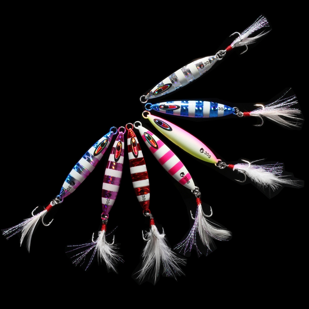 Mồi câu cá 20/30/40g đúc chì đầy màu sắc chuyên dụng