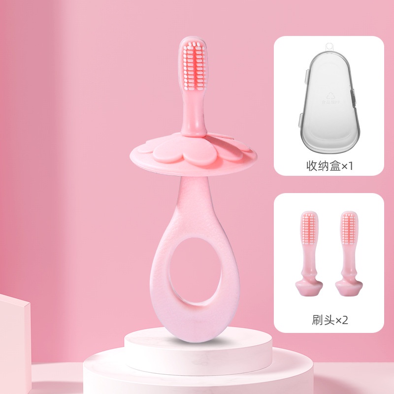 Bàn chải tập đánh răng bằng silicon mềm cho bé