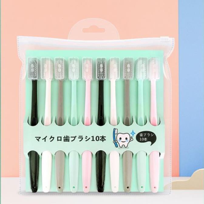 COMBO 10 Bàn Chải Đánh Răng - Bàn Chải Đánh Răng Cao Cấp