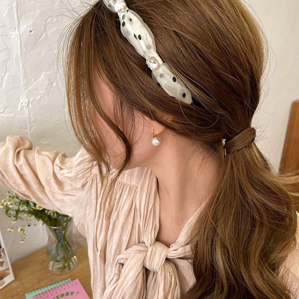 Băng Đô Cài Tóc BERNARDO Bằng Lưới Phối Ren Phong Cách Vintage Thời Trang|Băng Đô Cài Tóc Phong Cách Hàn Quốc Cá Tính