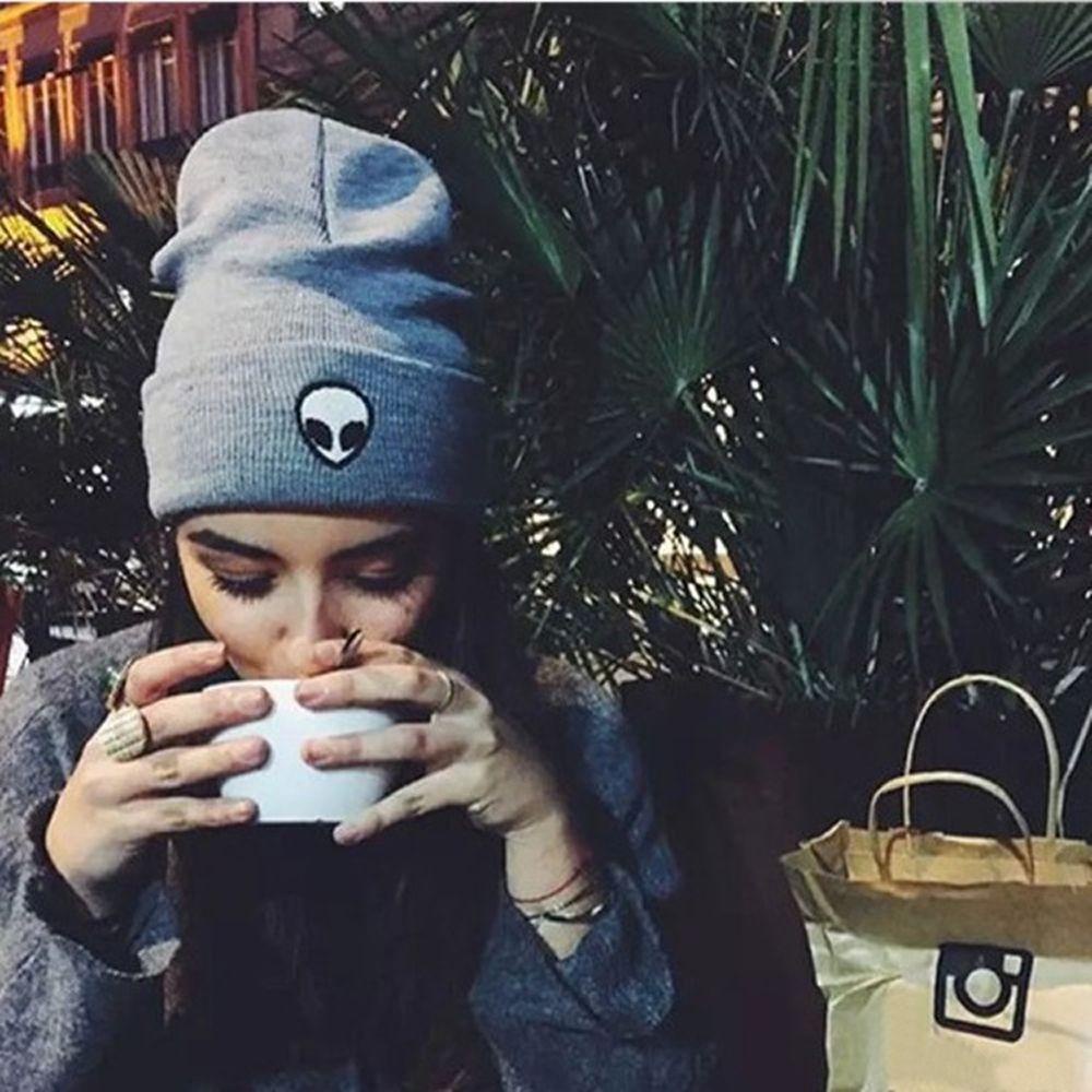 Mũ Lưỡi Trai Chất Liệu Cotton In Họa Tiết Người Ngoài Hành Tinh Thời Trang Mùa