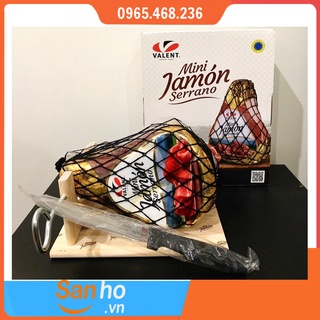 Đùi Heo Muối Mini Jamon Sérrano Valent Tây Ban Nha 1kg