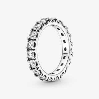 P Nhẫn Bạc 925 Đính Đá Zircon Lấp Lánh