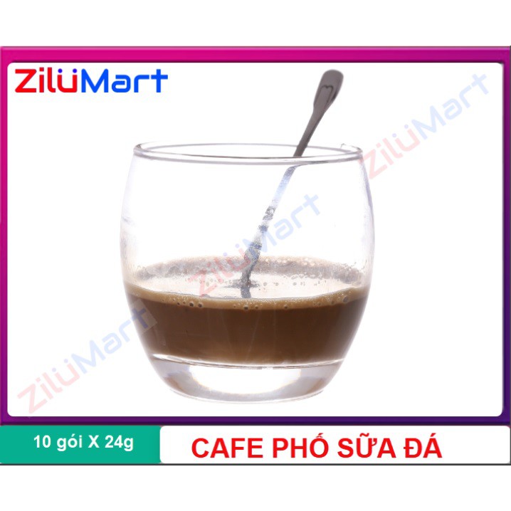 Hộp Cà phê Phố sữa đá MacCoffee thơm ngon sảng khoái 240g ( 10 gói x 24g ) | BigBuy360 - bigbuy360.vn