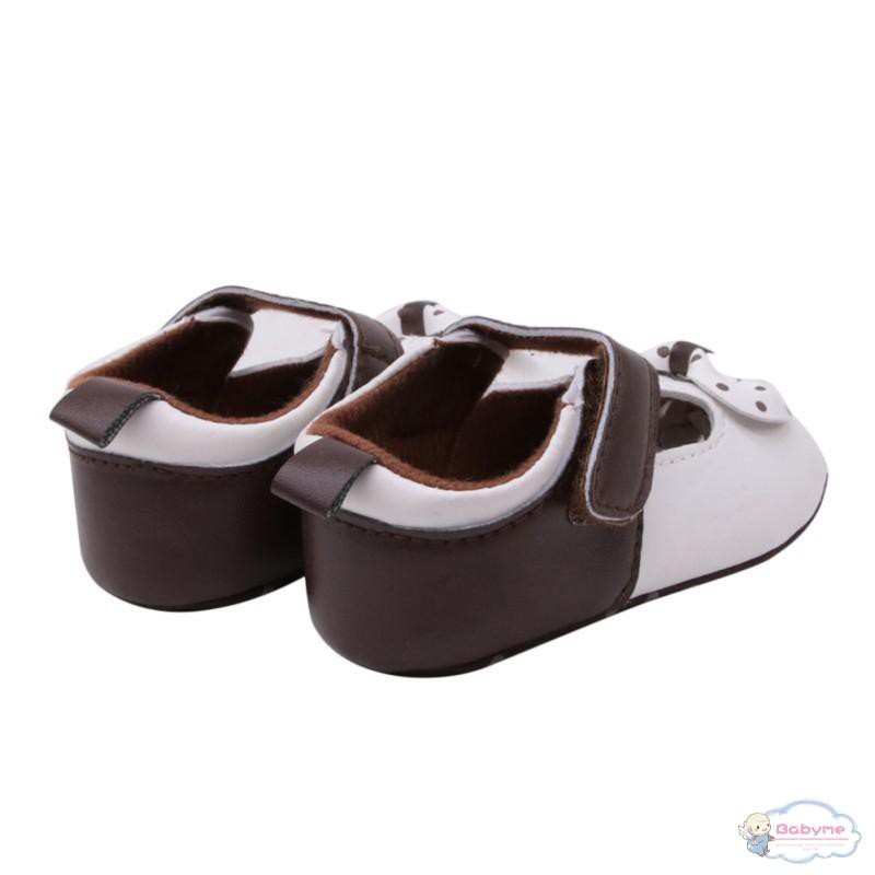 Giày búp bê phối da đính nơ xinh xắn cho bé gái