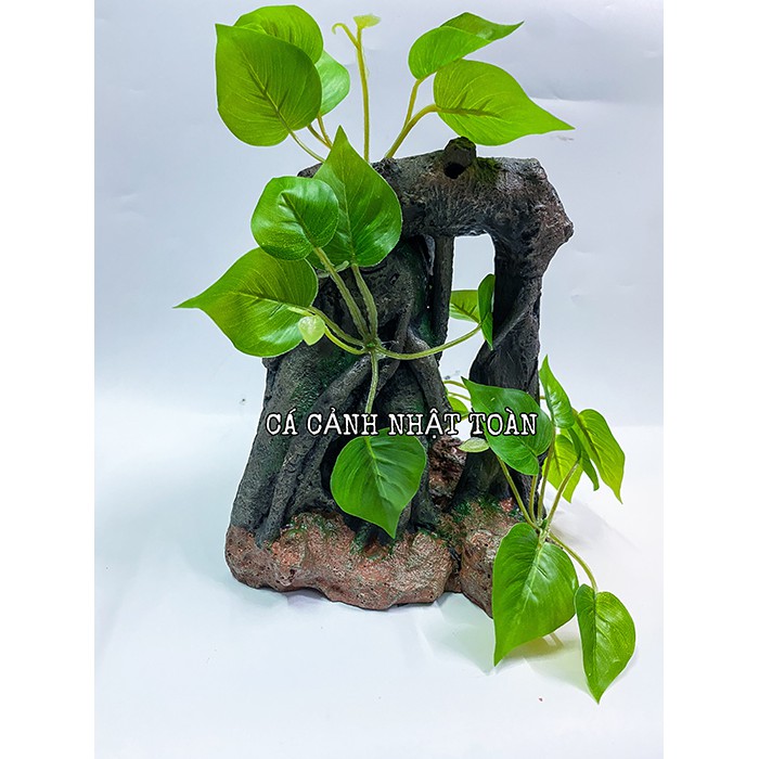 CẢNH NÚI TRANG TRÍ HỒ CÁ NON BỘ 17X11X21CM