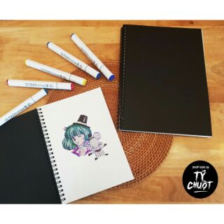 [Tychuotart ] Sổ vẽ màu nước CANSON 250gsm TRUYỀN THỐNG Vân Ngang Dày (25 Tờ)