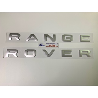 Chữ Range rover - Tem xe Landrover Evoque , Chữ dán nổi Range rover