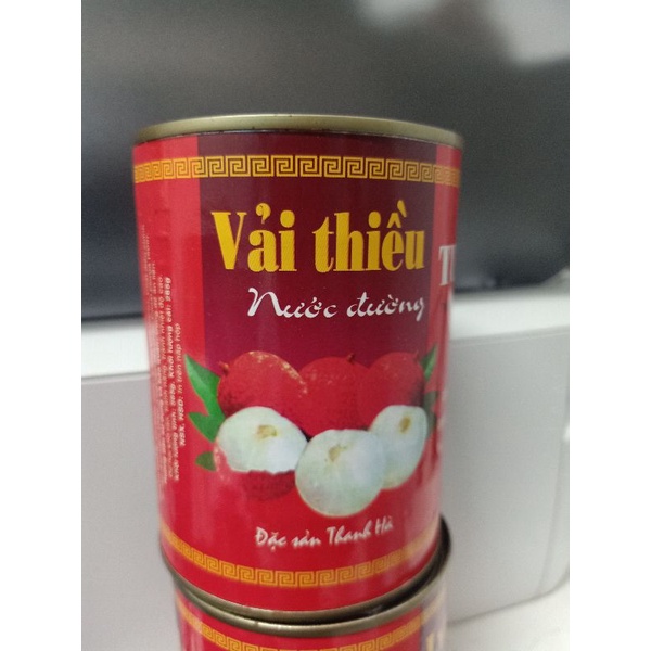 Vải Thiều nước đường  _565g