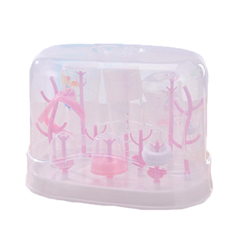 Giá Đỡ Phơi Khô Bình Sữa Em Bé Hình Cái Cây Tháo Rời Được Tiện Lợi