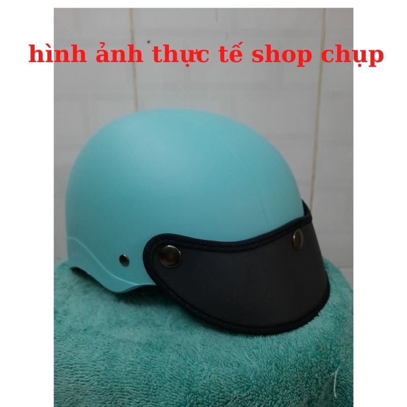 Mũ Bảo Hiểm Nửa Đầu Nam Nữ Cao Cấp Nón Bảo Hiểm Chính Hãng Có Kính Nửa Đầu 1/2 Nhiều Tem Siêu HOT