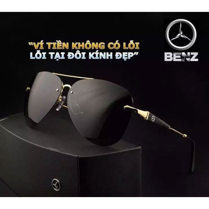 Mắt kính Mercedes Benz đẳng cấp quý ông - Mẫu mới sang trọng hơn (Full Box cực đẹp)