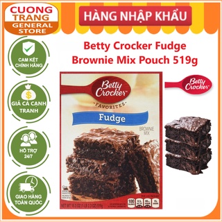 Bột Làm Bánh Pha Sẵn Betty Crocker Fudge Brownie Mix Pouch 519g