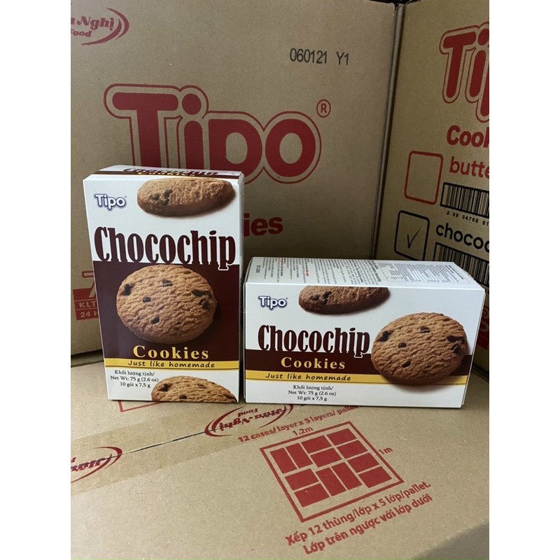 Combo 5 hộp Bánh chocochip cookies và Bánh butter cookies