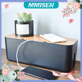 Home Desktop Network Line Bin Cable Storage Box Charger Socket Organizer