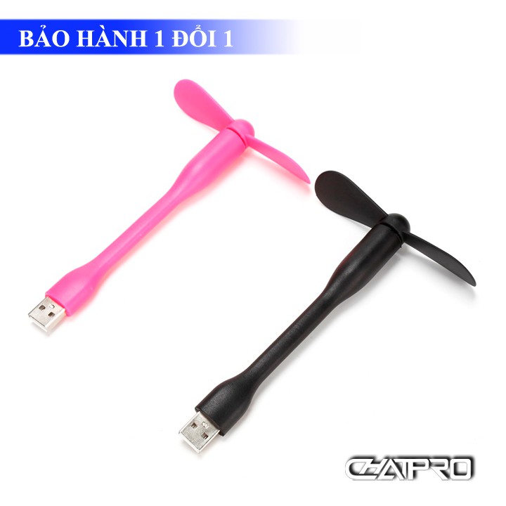 Combo 2 Quạt Dẻo Mini USB 2.0 Tiện Lợi