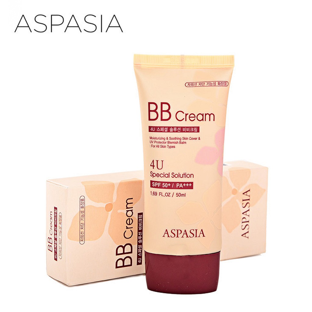 KEM NỀN CHỐNG NẮNG BB CREAM 4U SPECIAL SOLUTION CREAM ASPASIA 50ML