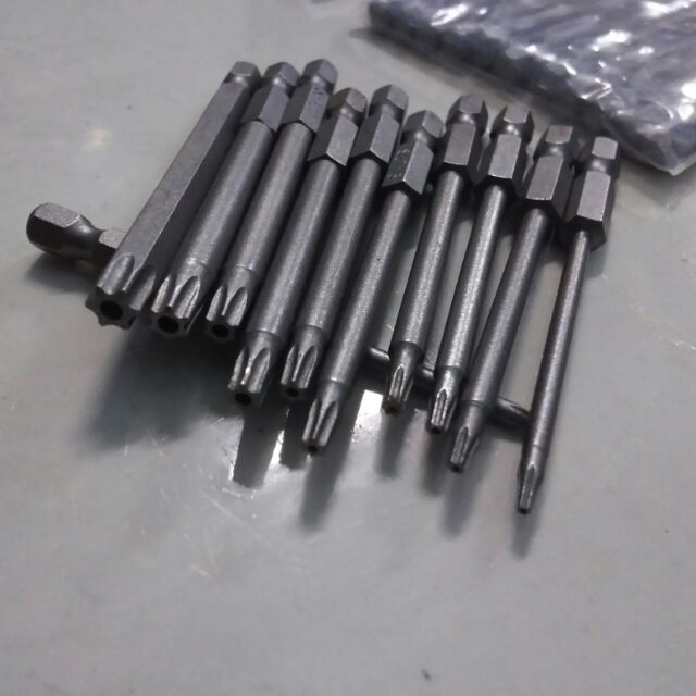 11 Đầu lục giác hoa thị dài 75mm cho máy bắn vít
