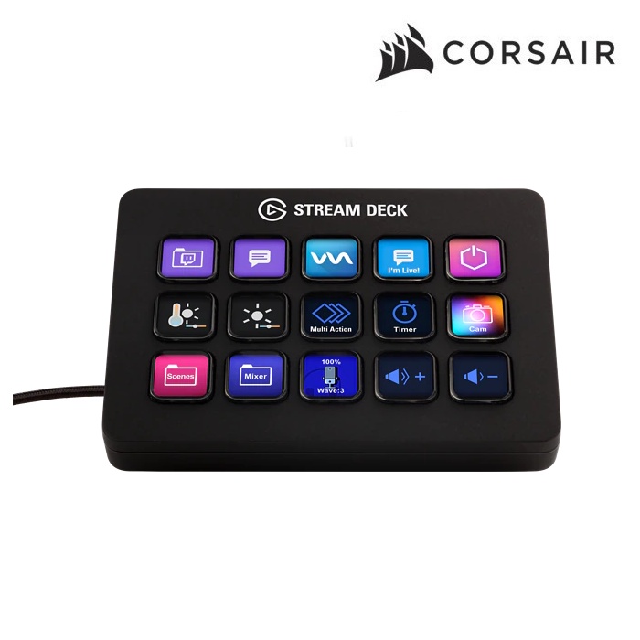 Thiết bị Stream Corsair - Elgato Gaming StreamDeck MK.2 15 Phím Lập Trình 10GBA9901