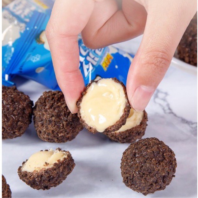 (sẵn loại thơm ngon) BÁNH OREO CHOCOLATE NHÂN SỮA CHẢY GIÒN TAN 3 LỚP